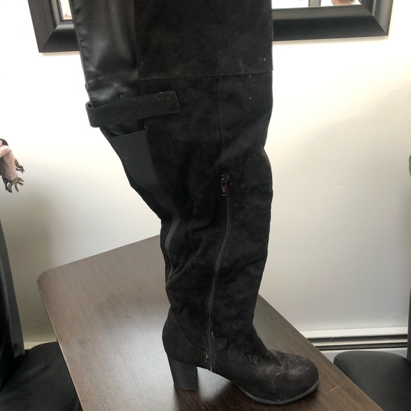 Torrid Women’s Wide Calf Over the knee Heeled Boots - Picture 2 of 4